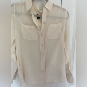 Jcrew XS 100% silk blouse